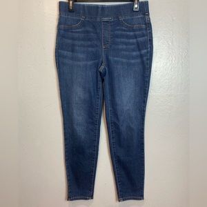 Talbots Flawless Jegging Size 6P 6 Petite Blue Pull On Stretch Skinny 26"Inseam
